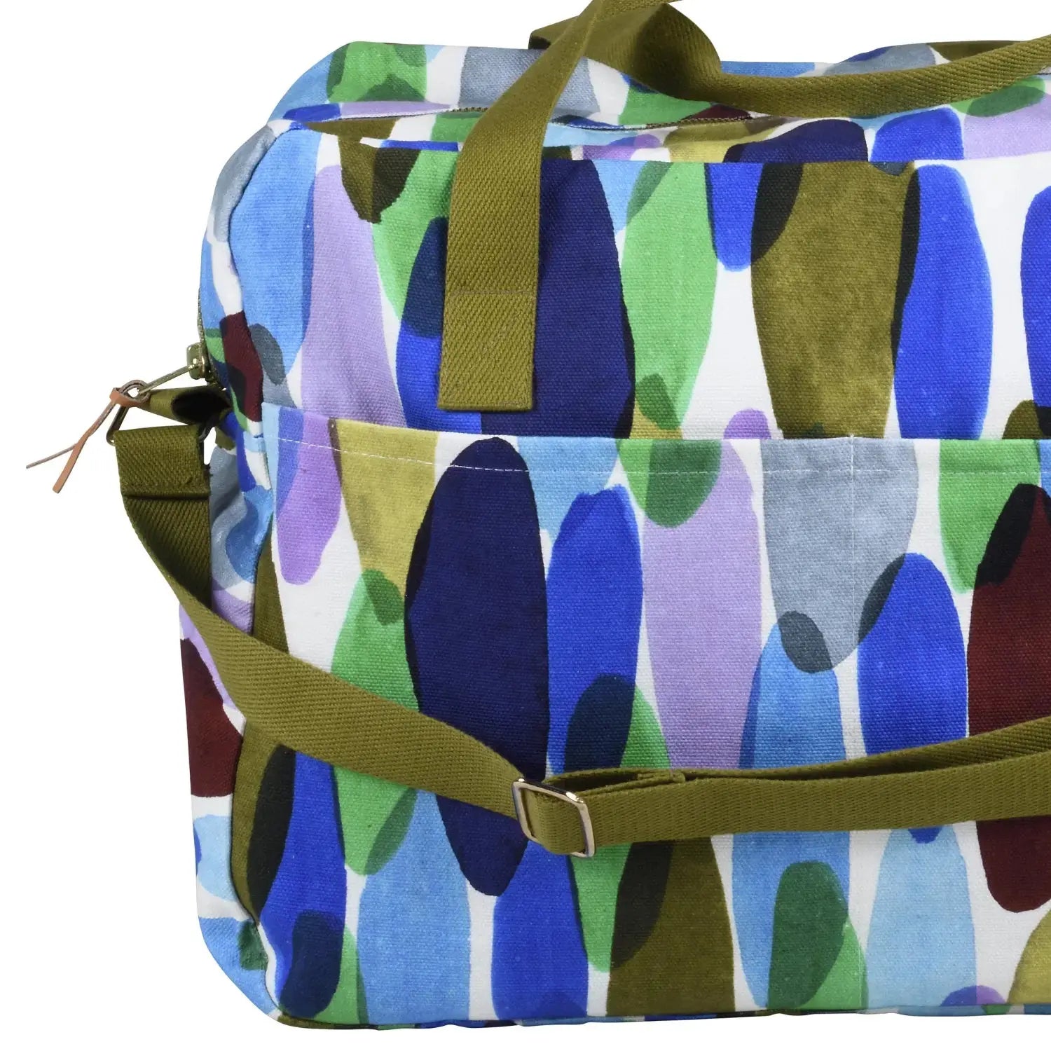 Sac de Voyage en Coton Bio - Joy Multicolore La Cerise sur le Gâteau