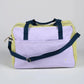 Sac de Voyage en Coton Bio - Tricolo Lilas Ananas La Cerise sur le Gâteau