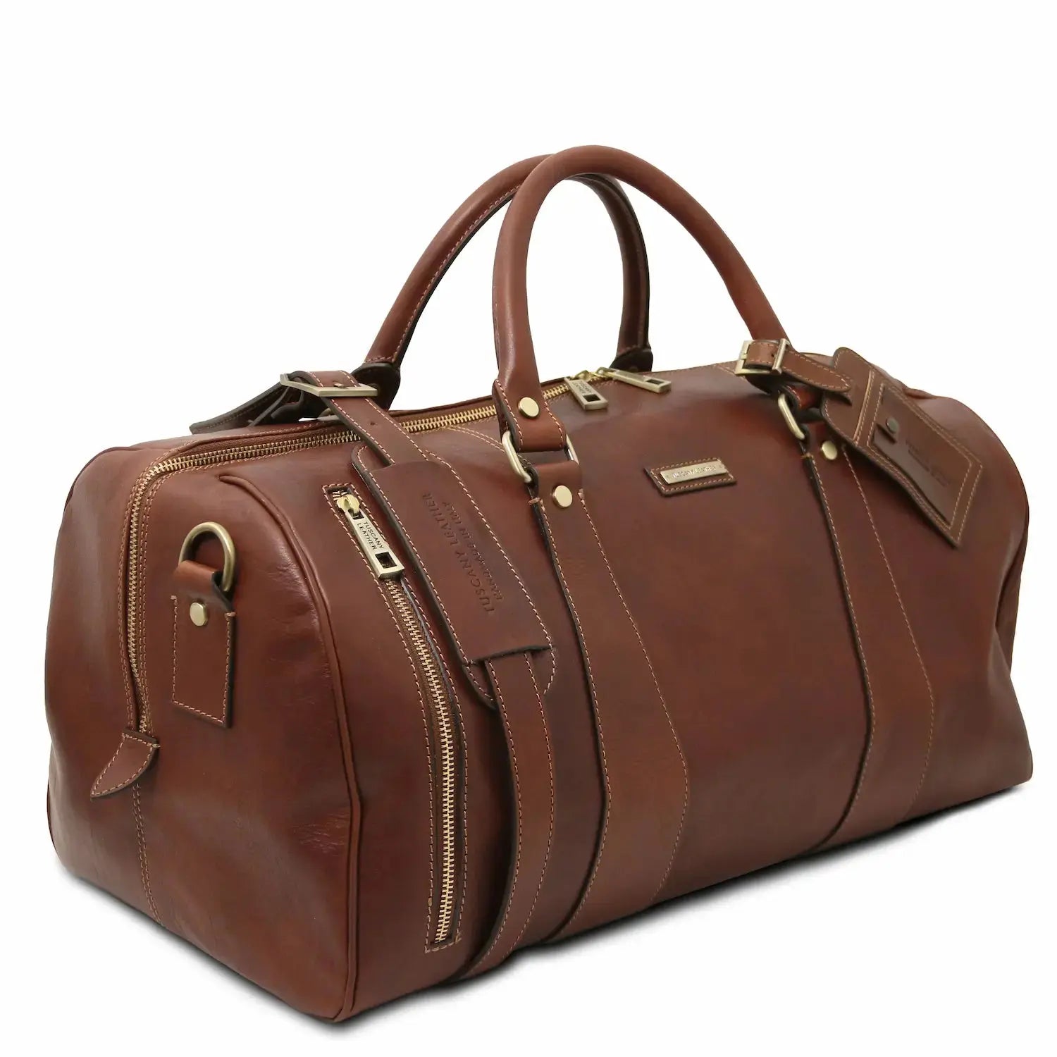Sac de Voyage en Cuir - Grand Modèle - TL Voyager TL141794 - marron Tuscany Leather