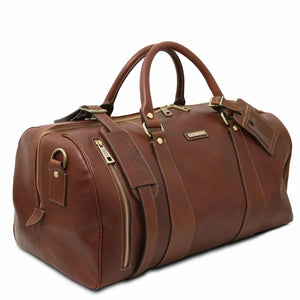 Sac de Voyage en Cuir - Grand Modèle - TL Voyager TL141794 - marron Tuscany Leather