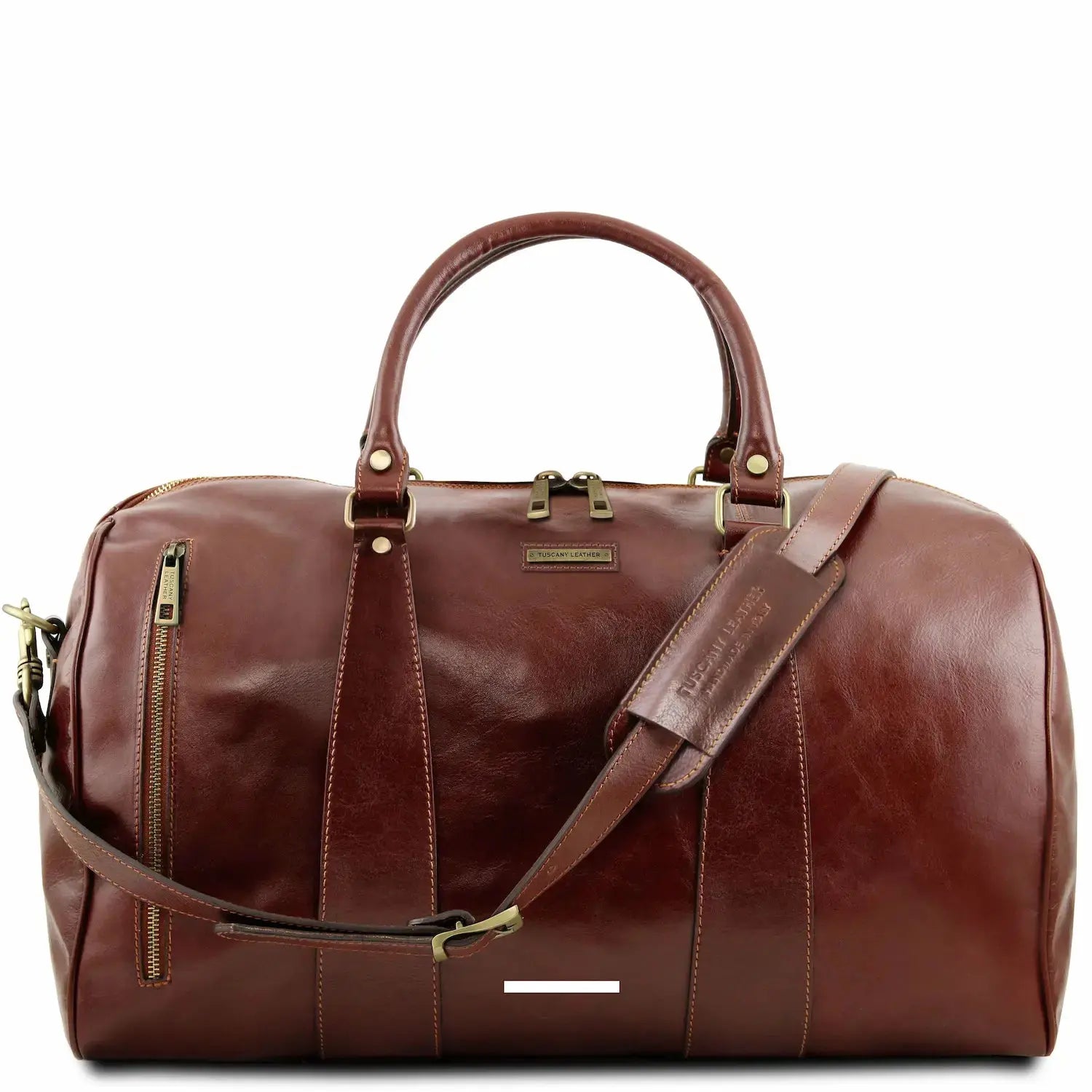 Sac de Voyage en Cuir - Grand Modèle - TL Voyager TL141794 - marron - personnalisation - Tuscany Leather