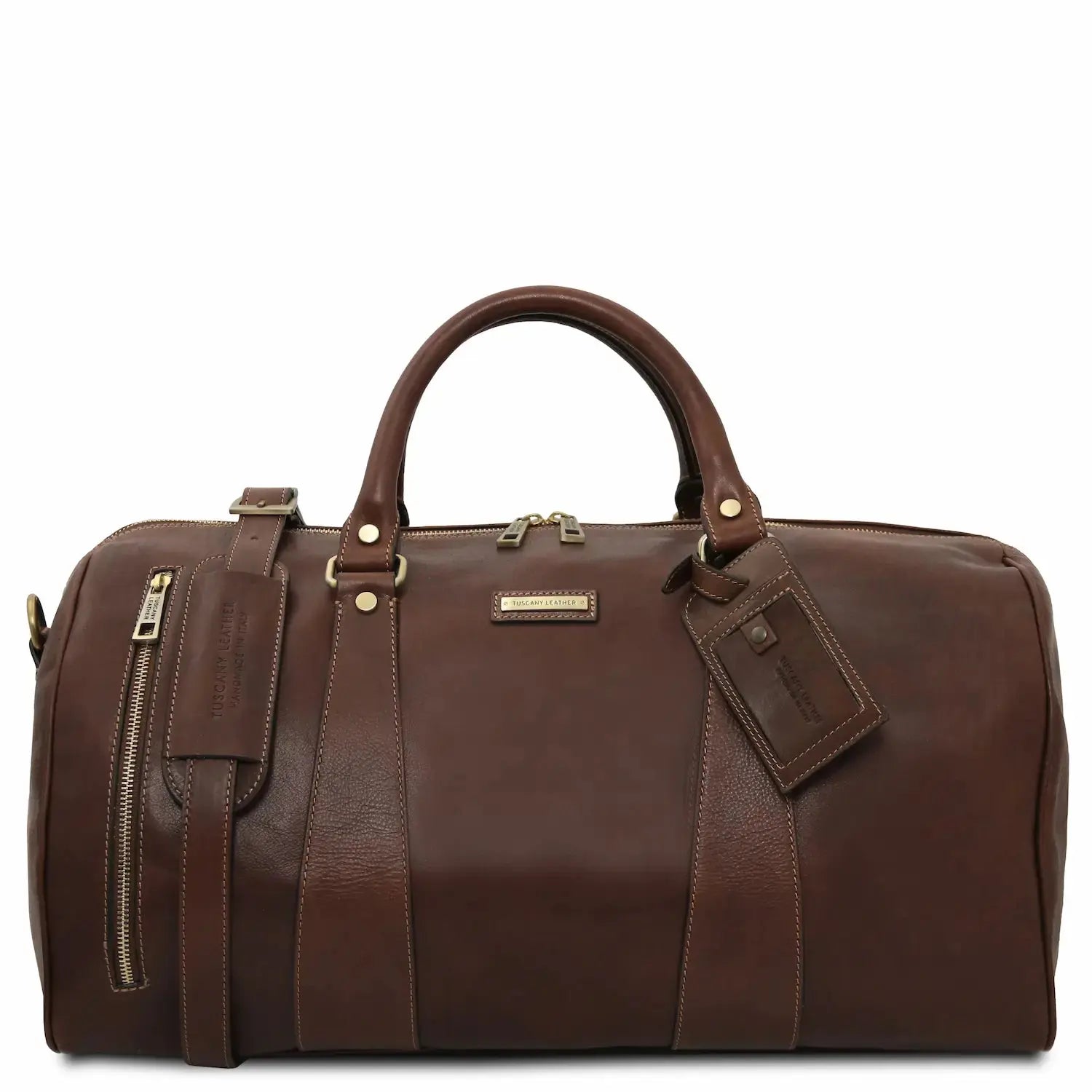 Sac de Voyage en Cuir - Grand Modèle - TL Voyager TL141794 - marron foncé Tuscany Leather