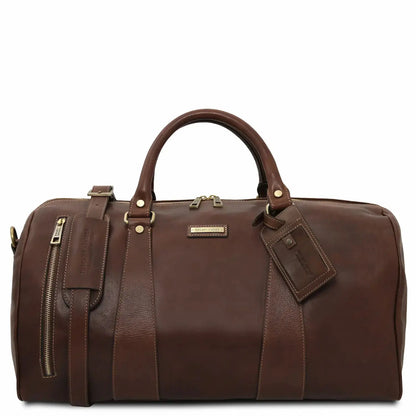 Sac de Voyage en Cuir - Grand Modèle - TL Voyager TL141794 - marron foncé Tuscany Leather