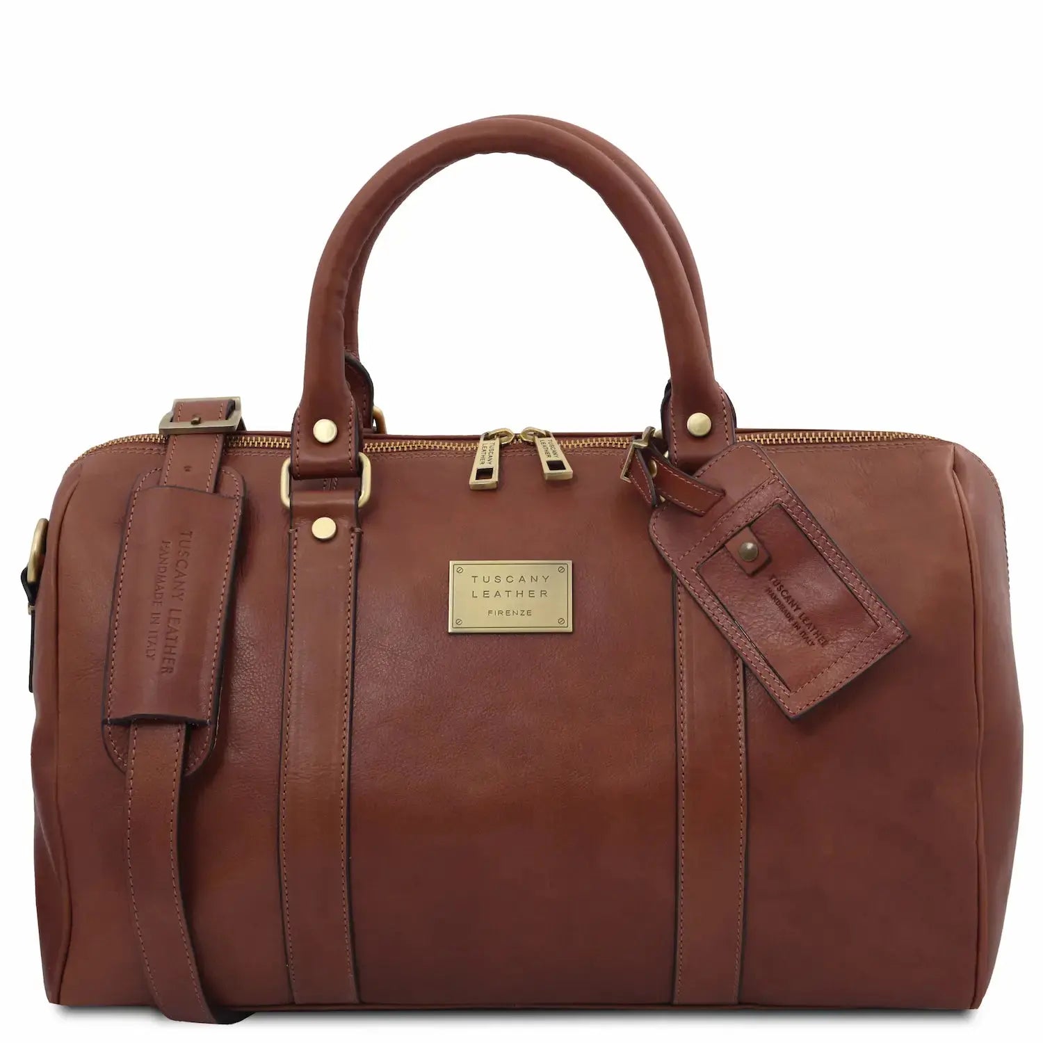 Sac de Voyage en Cuir Petit Modèle - TL Voyager TL141250 - marron - Tuscany Leather