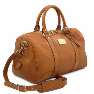 Sac de Voyage en Cuir Petit Modèle - TL Voyager TL141250 - naturel - Tuscany Leather
