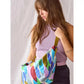 Sac demi-lune Joy Multicolore Coton Bio - 53x28x12 cm La Cerise sur le Gâteau