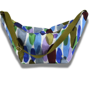 Sac demi-lune Joy Multicolore Coton Bio - La Cerise sur le Gâteau