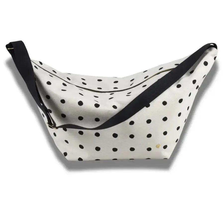 Sac demi-lune Mio Écru Coton Bio - 53x28x12 cm La Cerise sur le Gâteau