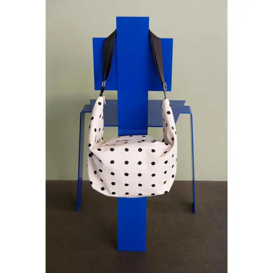 Sac demi-lune Mio Écru Coton Bio - 53x28x12 cm La Cerise sur le Gâteau