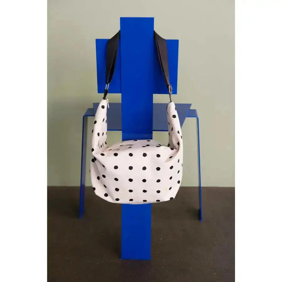 Sac demi-lune Mio Écru Coton Bio - 53x28x12 cm La Cerise sur le Gâteau