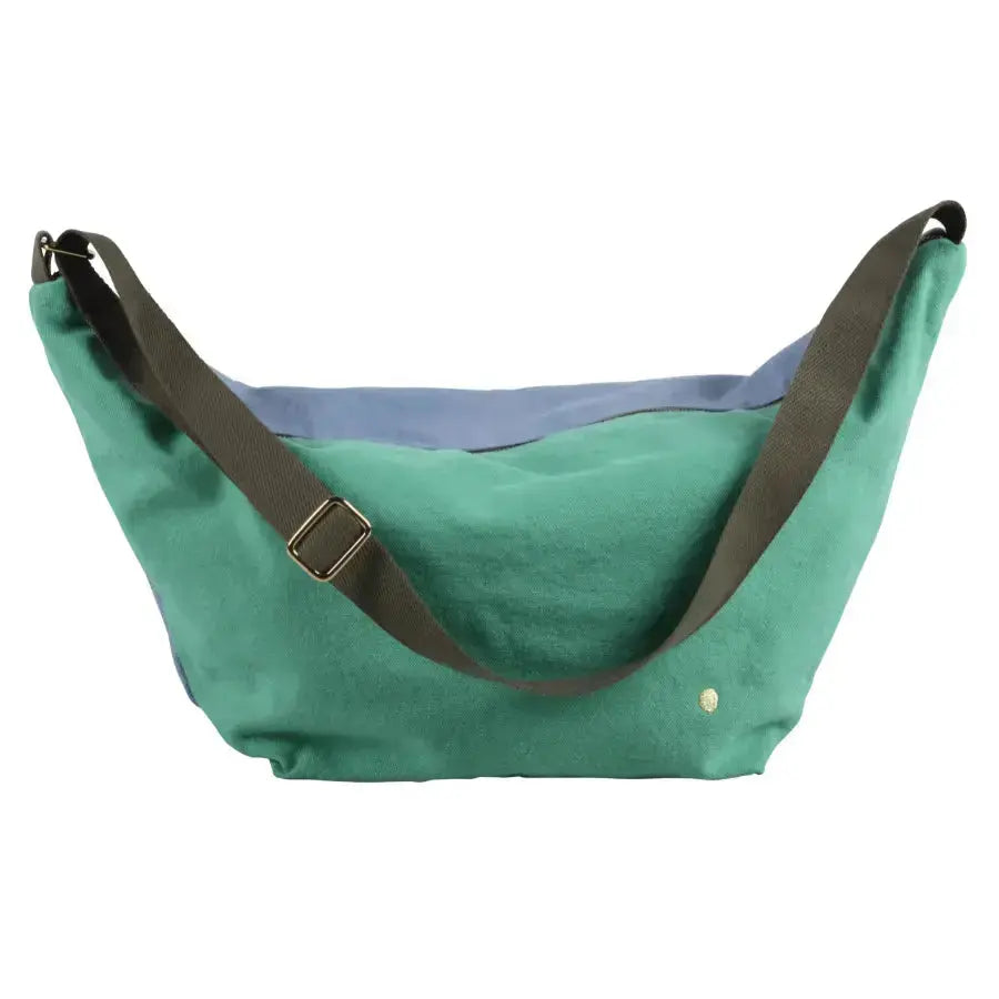 Sac demi lune coton bio detox bluetiful - tricolore - La Cerise sur le Gâteau