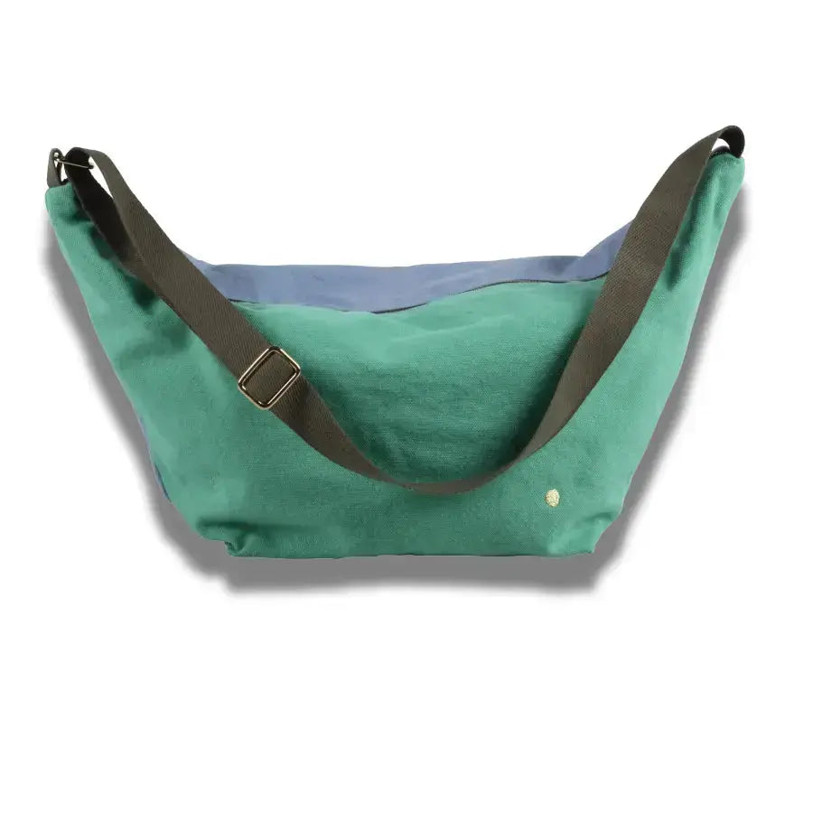 Sac demi lune coton bio detox bluetiful - tricolore - La Cerise sur le Gâteau