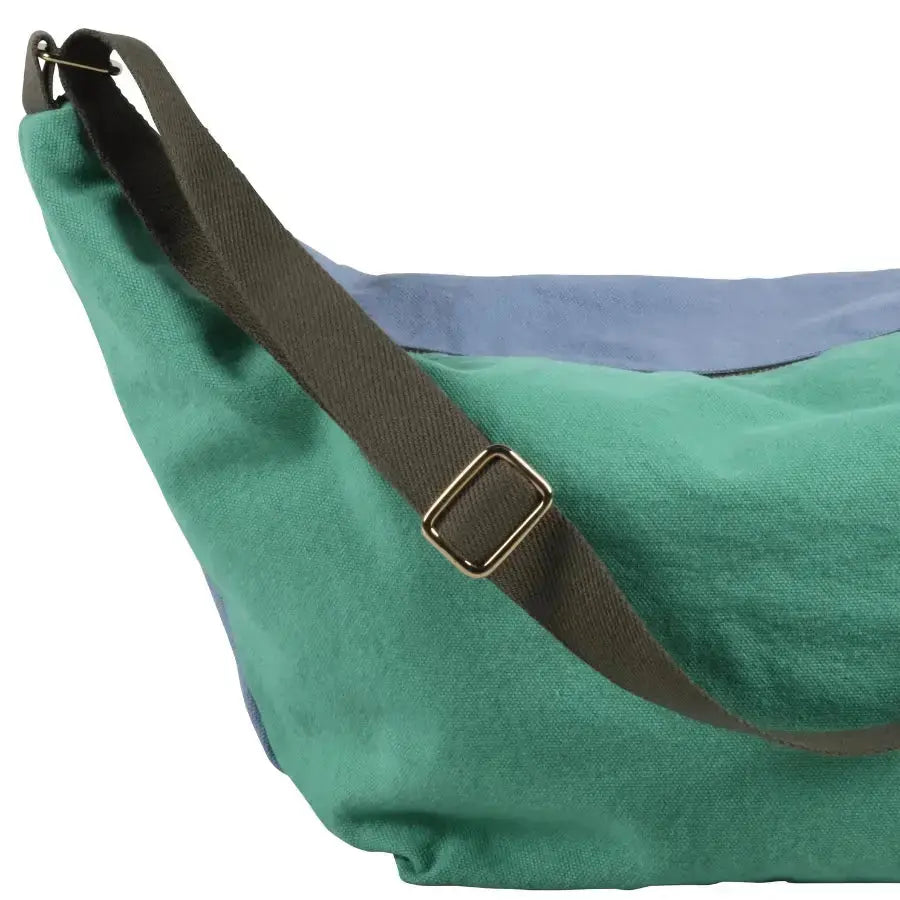 Sac demi lune coton bio detox bluetiful - tricolore - La Cerise sur le Gâteau