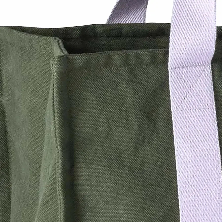 Sac en Coton Bio Daily - Iona Kale kaki La Cerise sur le Gâteau