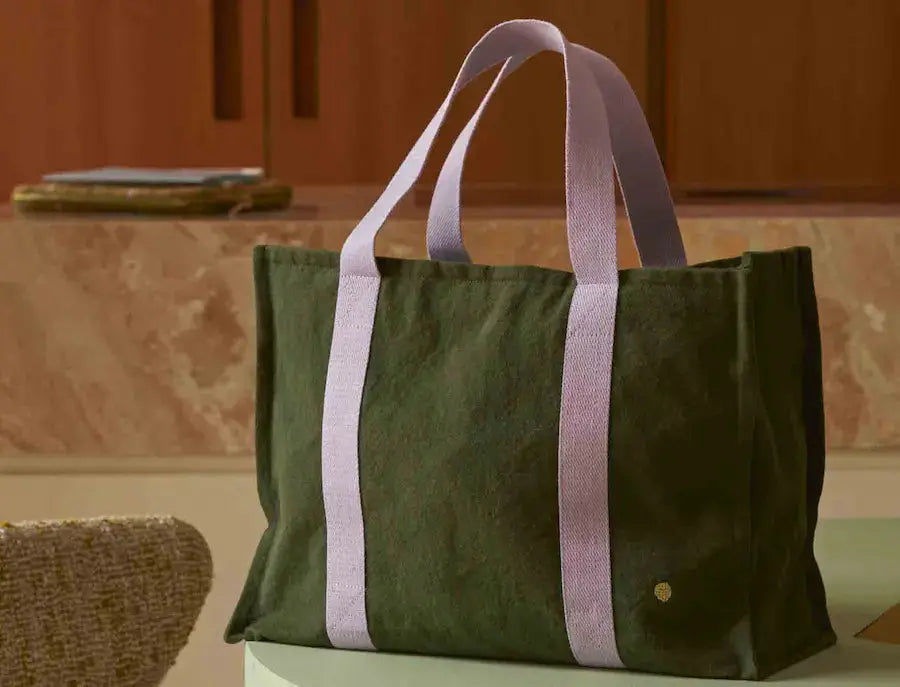 Sac en Coton Bio Daily - Iona Kale kaki La Cerise sur le Gâteau