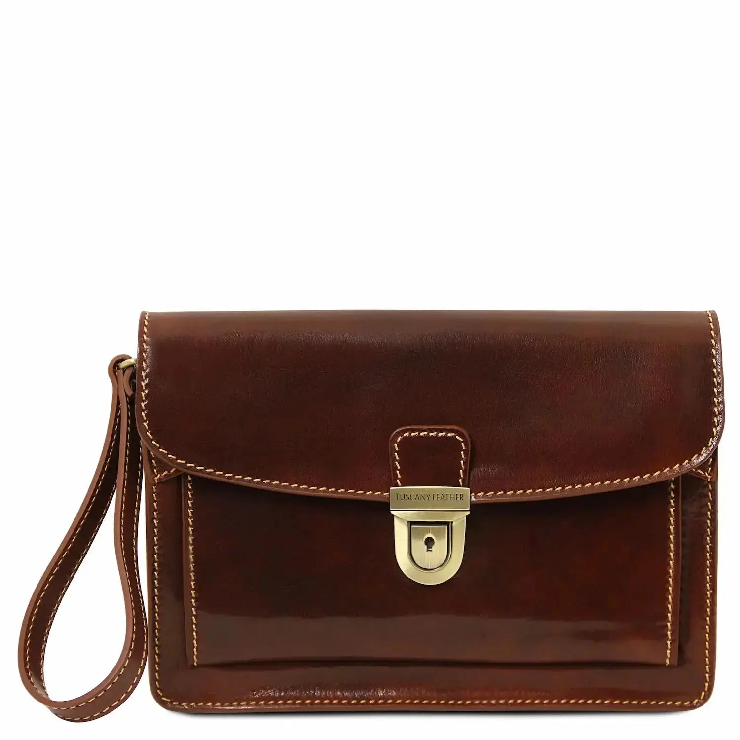 sacoche en cuir homme marron - max tl8075 Tuscany Leather