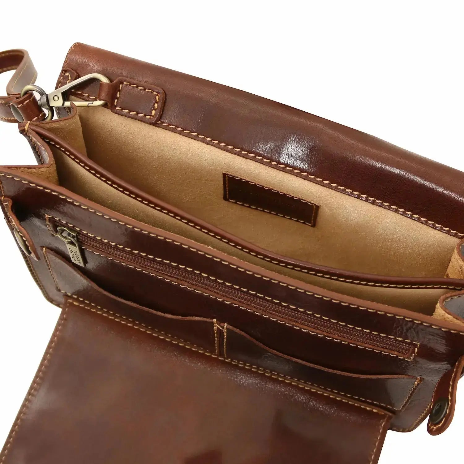 sacoche en cuir homme marron - max tl8075 Tuscany Leather