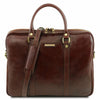 Serviette Pour Portable en Cuir – PRATO TL141283 - Marron-