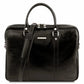 Serviette Pour Portable en Cuir - Prato TL141283 - noir - Tuscany Leather