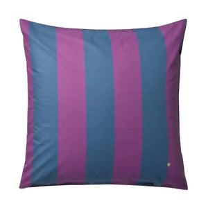 Taie d'Oreiller Rayée Coton Bio - Malo Purple Rain La Cerise sur le Gâteau