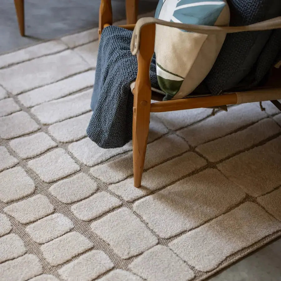 Tapis Rectangulaire Naturel - Sofiane Coussin Dorsey