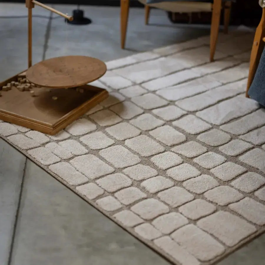 Tapis Rectangulaire Naturel - Sofiane Coussin Dorsey