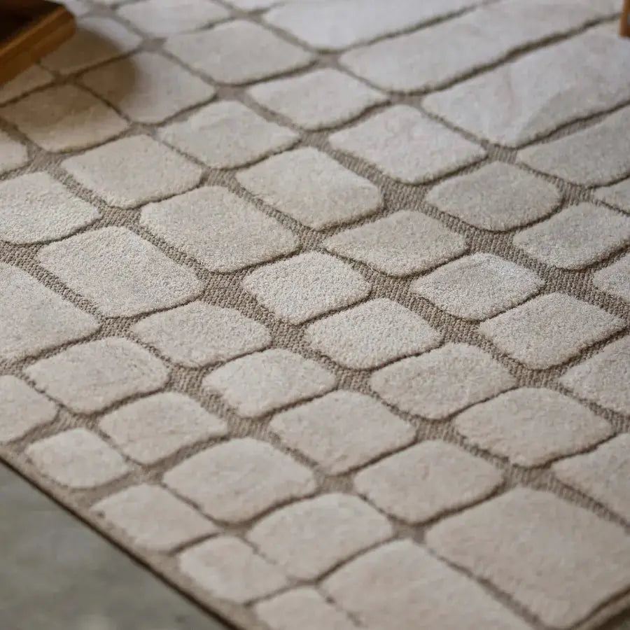 Tapis Rectangulaire Naturel - Sofiane Coussin Dorsey