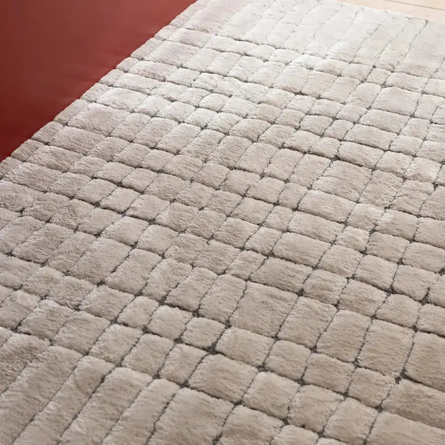 Tapis Recyclé Antonio Neige - Style Berbère Contemporain Vivaraise