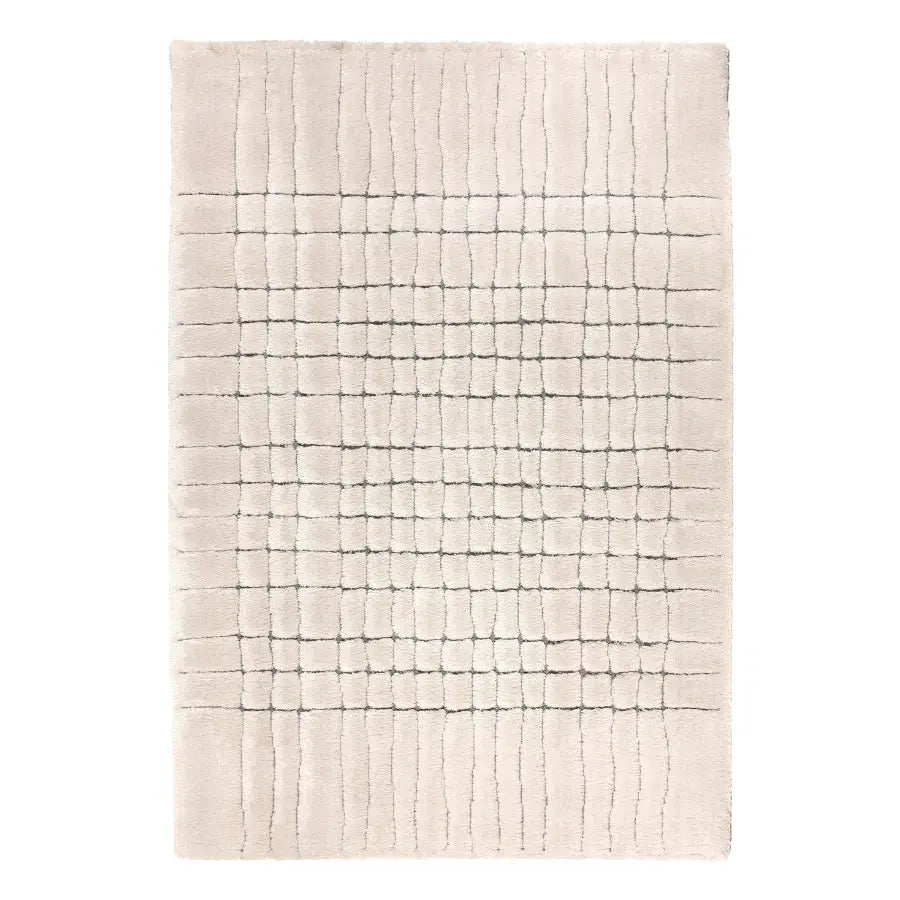 Tapis Recyclé Antonio Neige - Style Berbère Contemporain Vivaraise