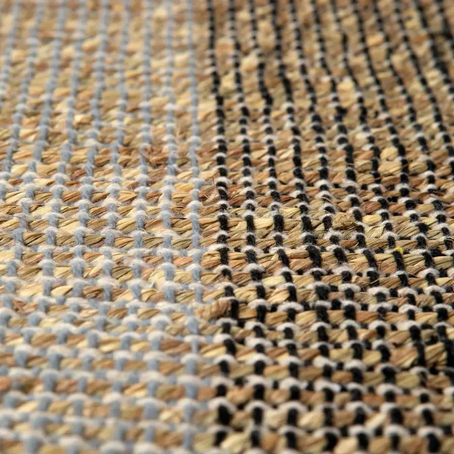 Tapis en Jonc de Mer - Karan Carbone Vivaraise