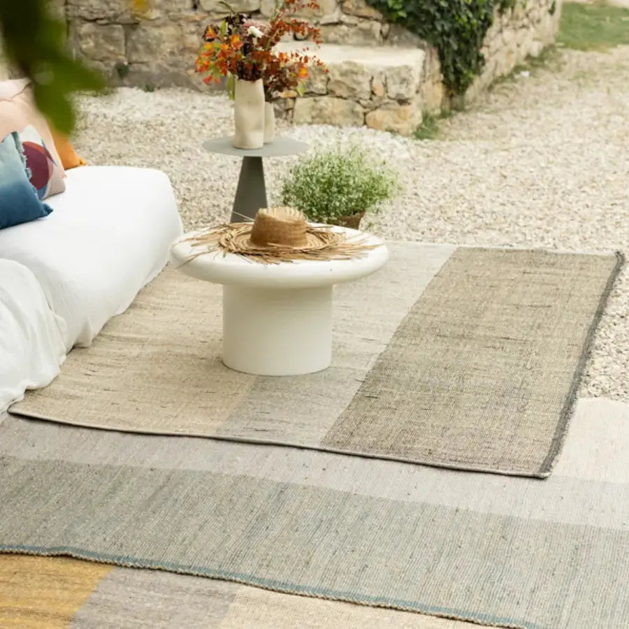 Tapis en Jonc de Mer - Karan Carbone Vivaraise