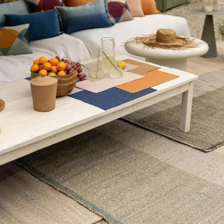 Tapis en Jonc de Mer - Karan Carbone Vivaraise