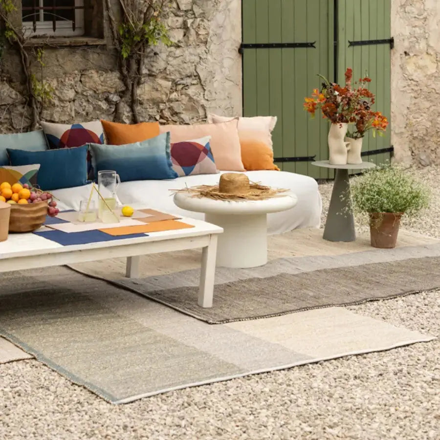 Tapis en Jonc de Mer - Karan Carbone Vivaraise