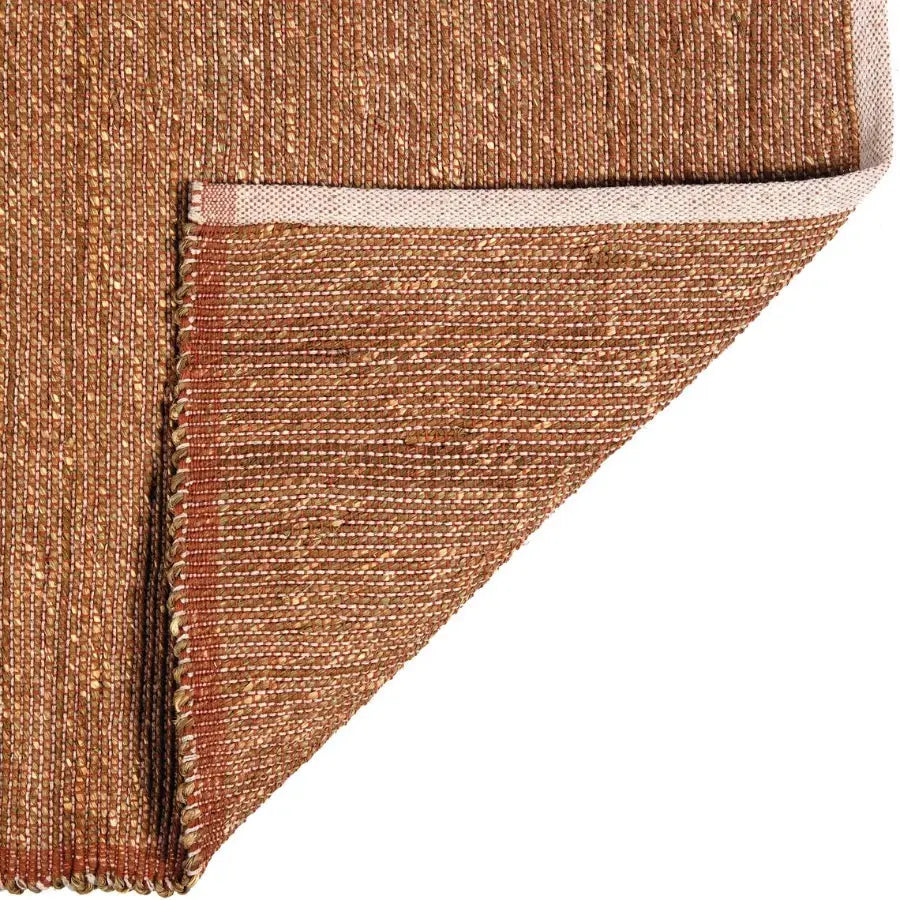 Tapis en Jonc de Mer - Karan Terracotta Vivaraise