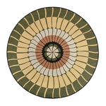 Tapis extérieur Zeno Cèdre - Rond 160 ou 200 cm Vivaraise