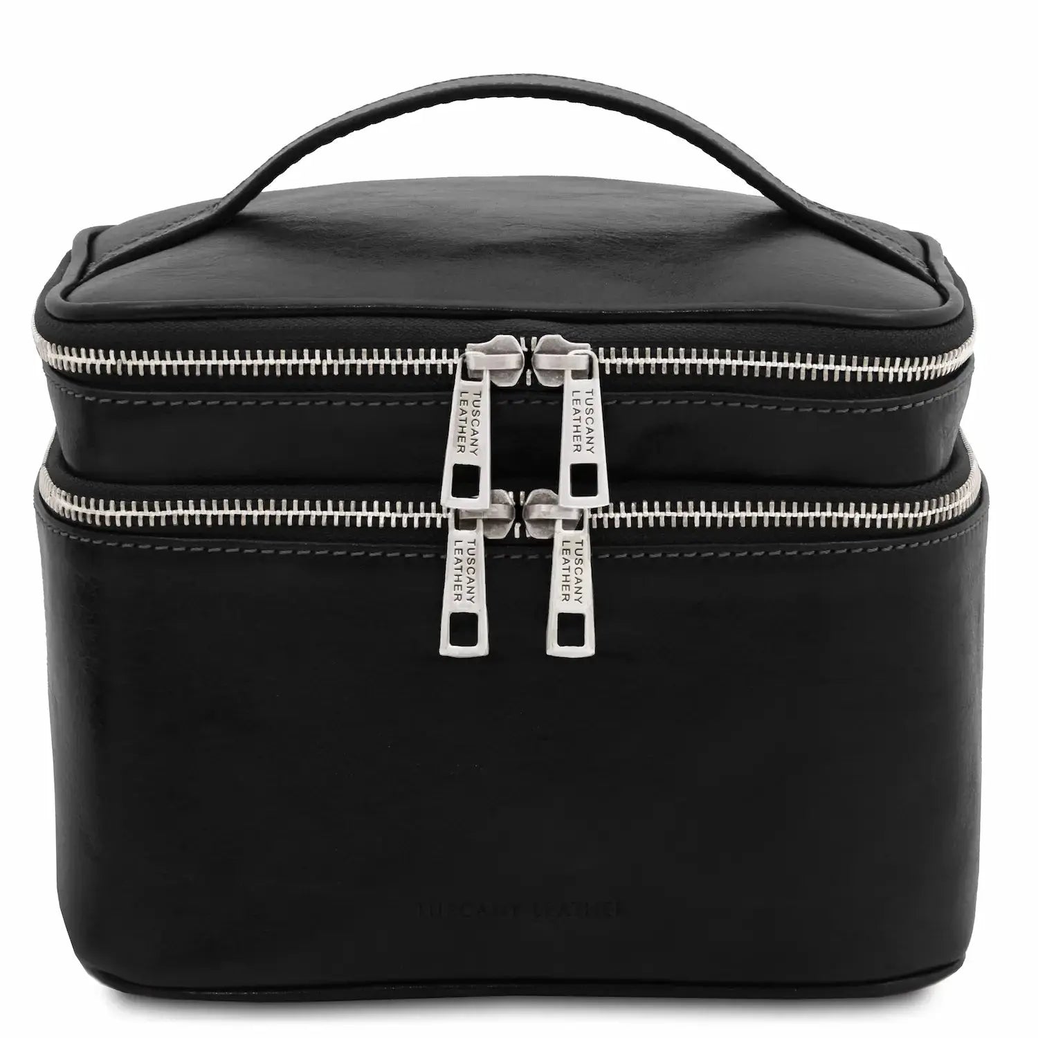 Trousse de Toilette en Cuir - Eliot TL142045 - noir - Tuscany Leather