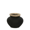 Vase Styly Noir Naturel - S - 25X25X19 CM