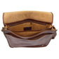 besace cuir homme messenger double tl90475 - marron - Tuscany Leather