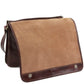 besace cuir homme messenger double tl90475 - marron - Tuscany Leather