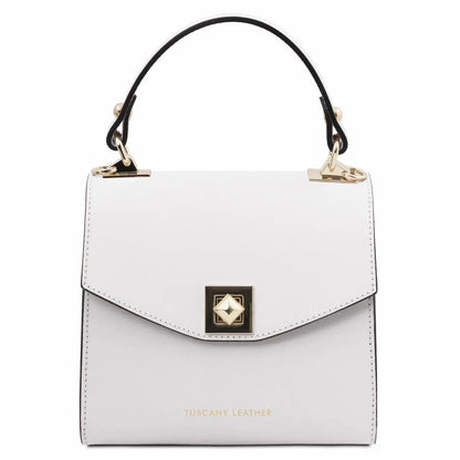 sac à main en cuir blanc tl bag tl142203 Tuscany Leather