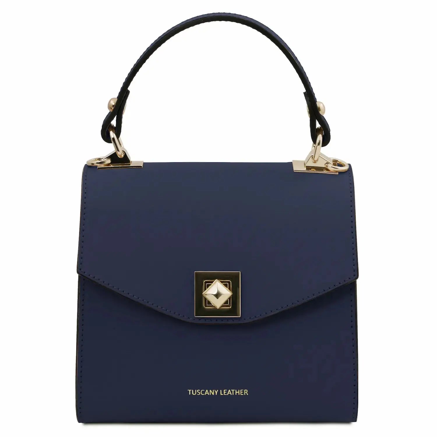 sac à main en cuir bleu foncé tl bag tl142203 Tuscany Leather