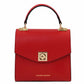 sac à main en cuir rouge lipstik tl bag tl142203 Tuscany Leather