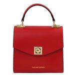 sac à main en cuir rouge lipstik tl bag tl142203 Tuscany Leather