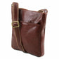 sac bandoulière en cuir homme marron - Jason tl141300 Tuscany Leather