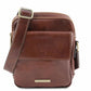 sac bandoulière en cuir homme marron - larry tl141915 Tuscany Leather