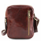 sac bandoulière en cuir homme marron - larry tl141915 Tuscany Leather