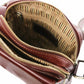 sac bandoulière en cuir homme marron - larry tl141915 Tuscany Leather