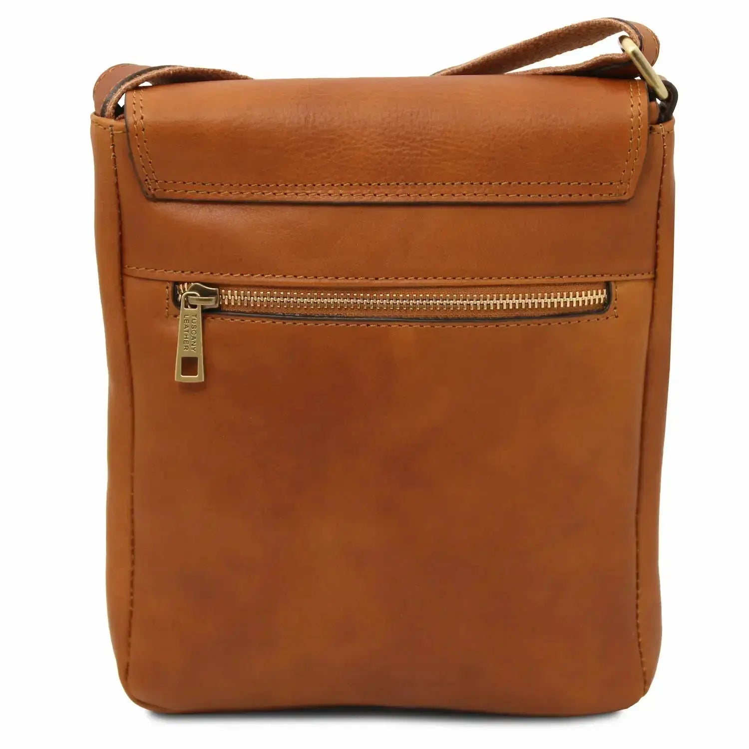 sac bandoulière en cuir homme naturel - john tl141408 - Tuscany Leather
