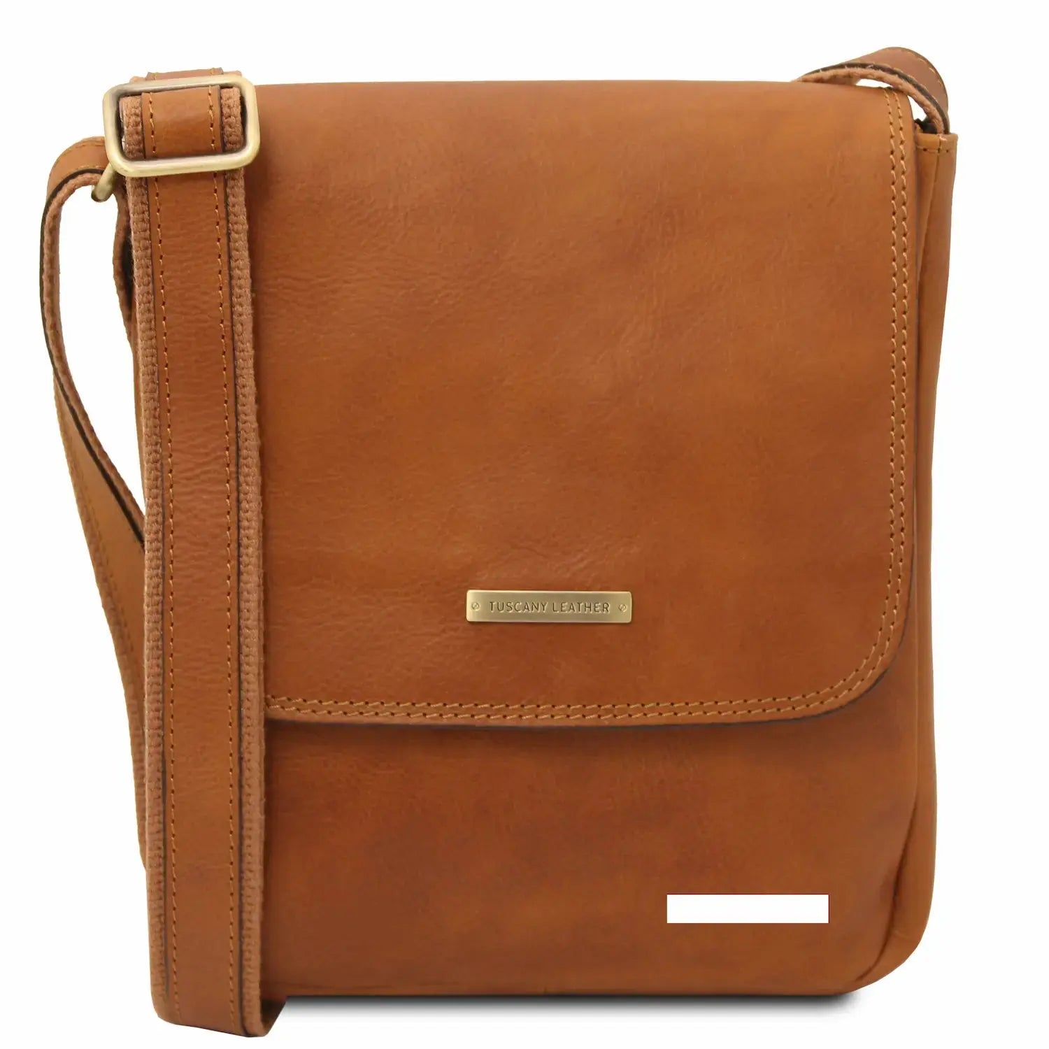 sac bandoulière en cuir homme - personnalisation - john tl141408 - Tuscany Leather