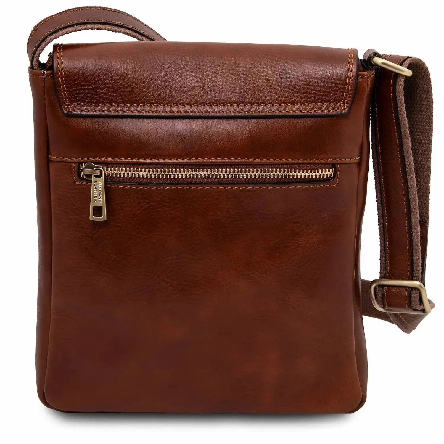 sac pour homme en cuir jimmy tl141107 marron - Tuscany Leather
